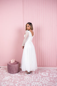 LUX BLISS DRESS - WHITE